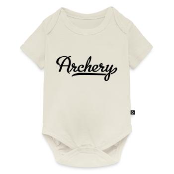 Bogenschießen - Baby Premium Kurzarmbody - Naturweiß - Vorne