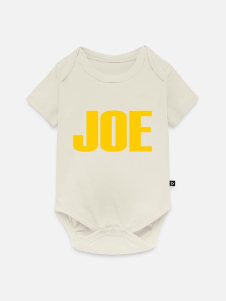 Joe - Baby Premium Kurzarmbody - Naturweiß