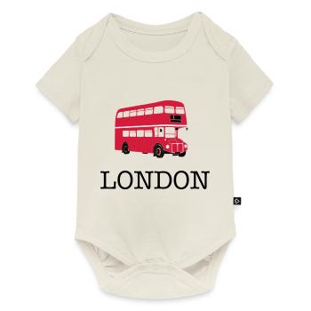 London - Baby Premium short-sleeve bodysuit - off white - Front