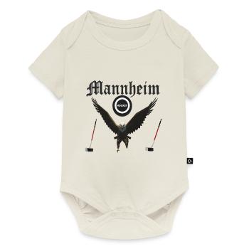 Mannheim Fan Design - Baby Premium Kurzarmbody - Naturweiß - Vorne