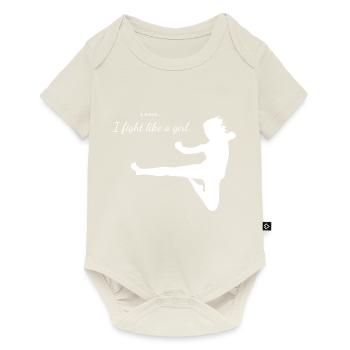 Fight Like a girl - Best fighter - Baby Premium short-sleeve bodysuit - off white - Front