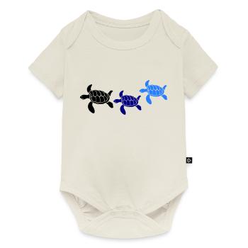 tortoises - Baby Premium short-sleeve bodysuit - off white - Front