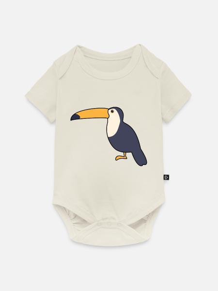 Tukan - Baby Premium Kurzarmbody - Naturweiß
