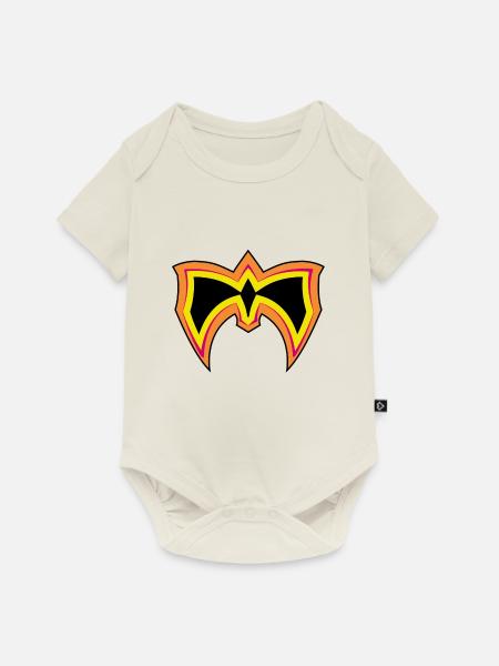 Wrestling 80s - Baby Premium Kurzarmbody - Naturweiß
