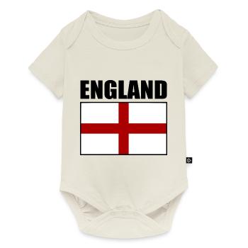 England - Baby Premium short-sleeve bodysuit - off white - Front