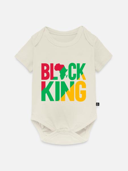 Black King - Baby Premium Kurzarmbody - Naturweiß