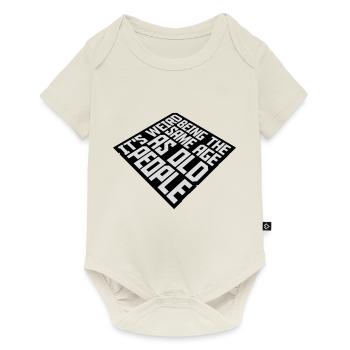 being old people age - Baby Premium Kurzarmbody - Naturweiß - Vorne