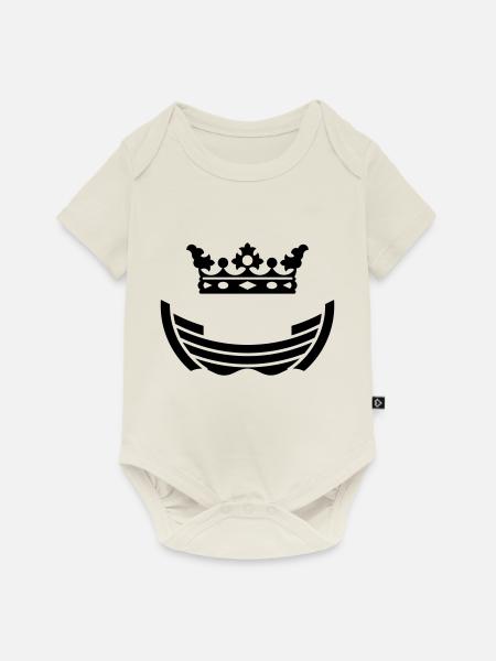 Helsinki - Baby Premium Kurzarmbody - Naturweiß