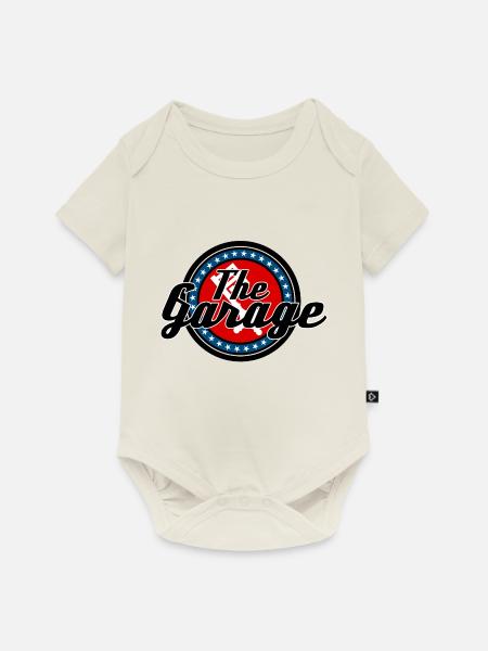 Garage - Baby Premium Kurzarmbody - Naturweiß