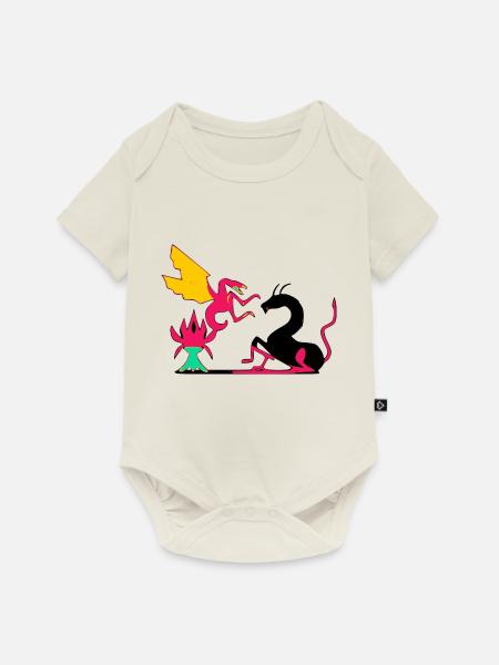Der Kampf - Baby Premium Kurzarmbody - Naturweiß