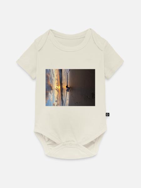 Molly the Dackel - Baby Premium Kurzarmbody - Naturweiß