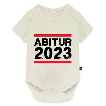 Obtention du diplôme d’études secondaires 2023 - Body à manches courtes Premium Bébé - blanc cassé - Devant