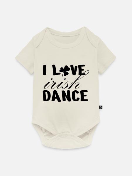 Dancing Dance Music - Baby Premium Kurzarmbody - Naturweiß