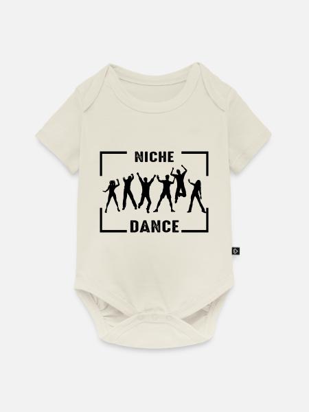 Dancing Dance Music - Baby Premium Kurzarmbody - Naturweiß