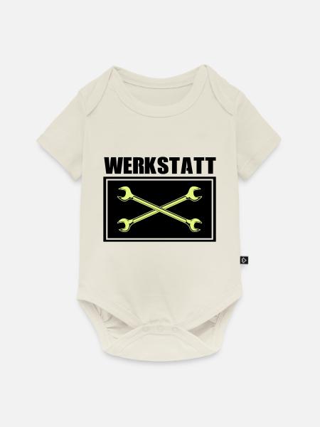 werkzeug werkstatt - Baby Premium Kurzarmbody - Naturweiß