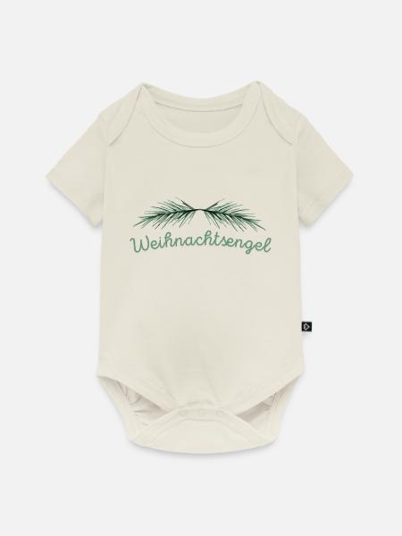 Weihnachtsengel - Weihnachtsdesign - Baby Premium Kurzarmbody - Naturweiß