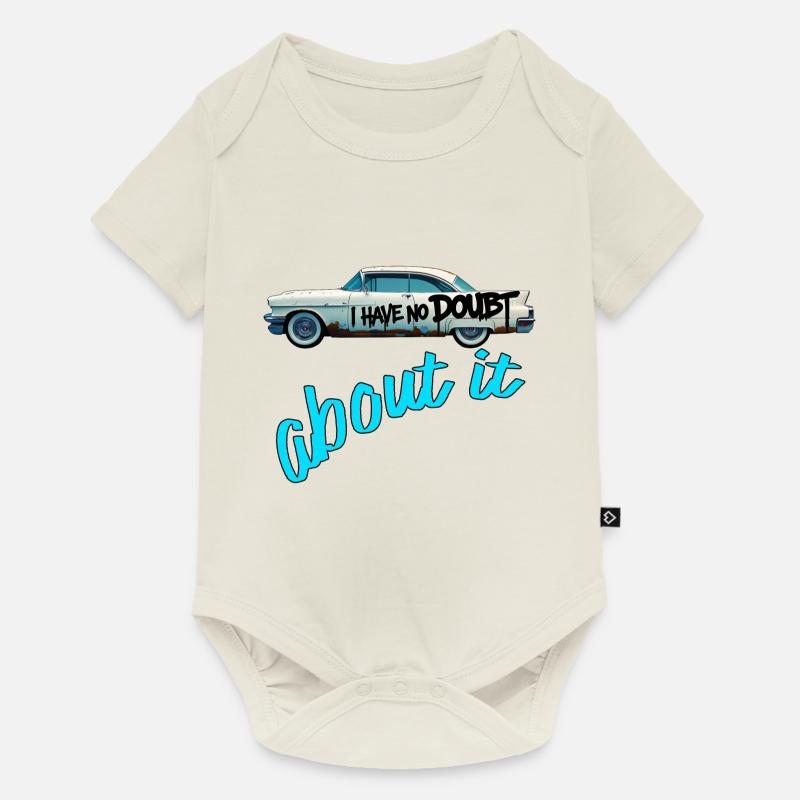 ausschließlich Oldtimer - Baby Premium Kurzarmbody - Naturweiß