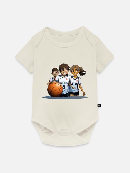Strand-Vibes - Baby Premium Kurzarmbody - Naturweiß