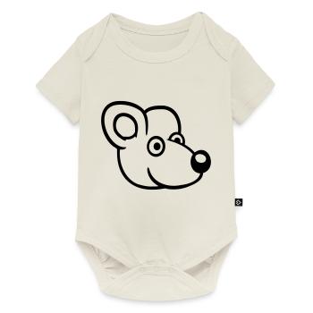 Mouse Mouse Cute Little Rat Rodent Friendly - Baby Premium short-sleeve bodysuit - off white - Front