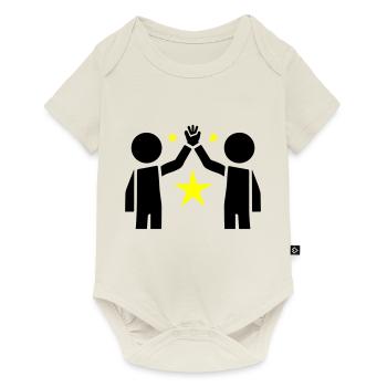 Friendship Best Friends - Baby Premium short-sleeve bodysuit - off white - Front