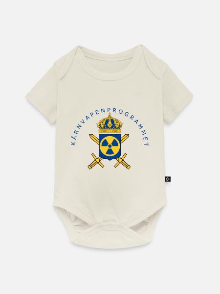 Das schwedische Atomwaffenprogramm - Baby Premium Kurzarmbody - Naturweiß