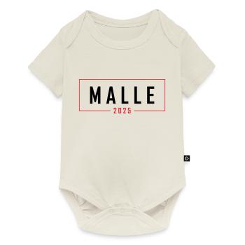 Malle 2025 - Body à manches courtes Premium Bébé - blanc cassé - Devant