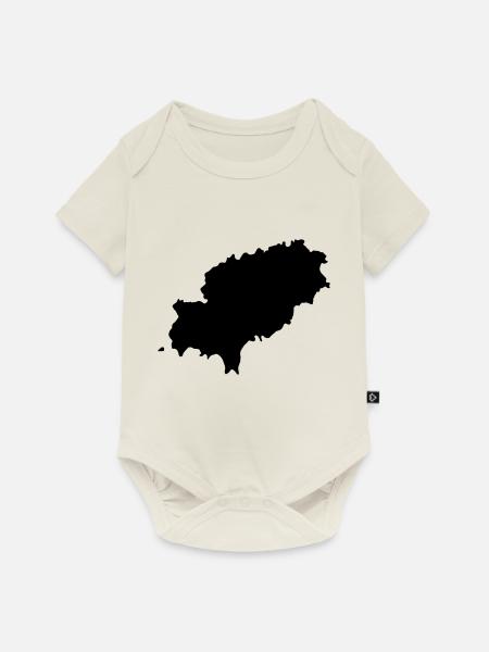 Ibiza - Baby Premium Kurzarmbody - Naturweiß
