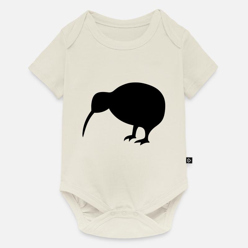 Kiwi - Body à manches courtes Premium Bébé - blanc cassé