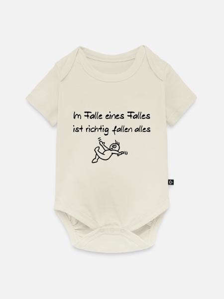 Just in case - Baby Premium short-sleeve bodysuit - off white