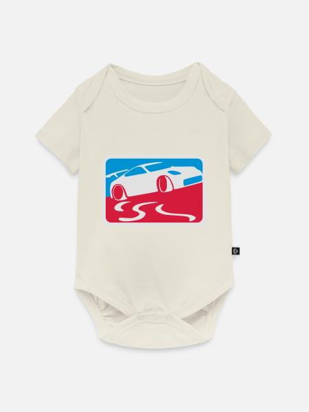 Drift_League - Baby Premium Kurzarmbody - Naturweiß