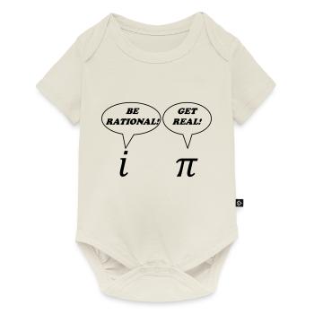 Math: Get Real - Body à manches courtes Premium Bébé - blanc cassé - Devant