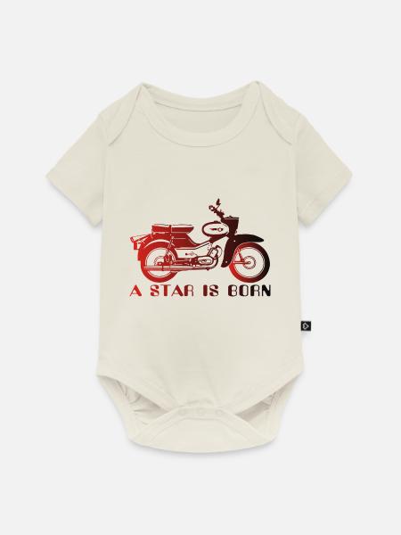 Simson Star is Born - Baby Premium Kurzarmbody - Naturweiß