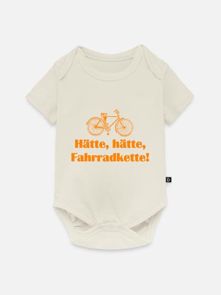 Fahrradkette - Baby Premium Kurzarmbody - Naturweiß