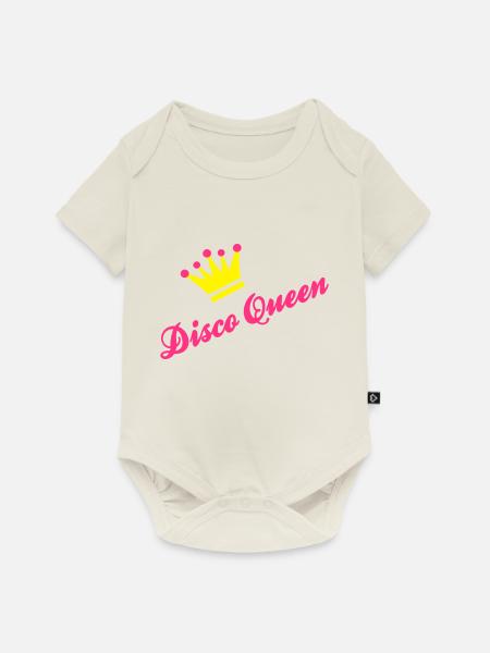 Disco - Baby Premium Kurzarmbody - Naturweiß