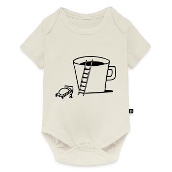 good rning-coffee - Baby Premium Kurzarmbody - Naturweiß - Vorne