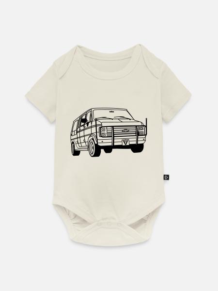 ChevyVan01_1 - Baby Premium Kurzarmbody - Naturweiß