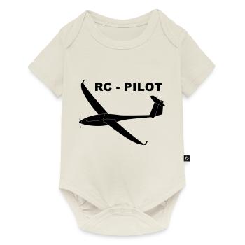 rc - pilot - Baby Premium Kurzarmbody - Naturweiß - Vorne