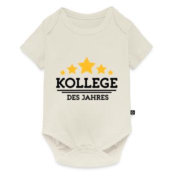 Kollege des Jahres - Baby Premium Kurzarmbody - Naturweiß - Vorne