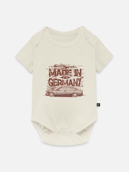 w201 - Baby Premium Kurzarmbody - Naturweiß