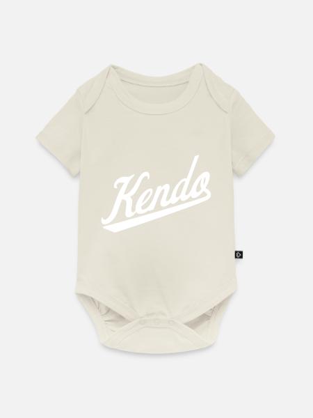 Kendo - Baby Premium Kurzarmbody - Naturweiß