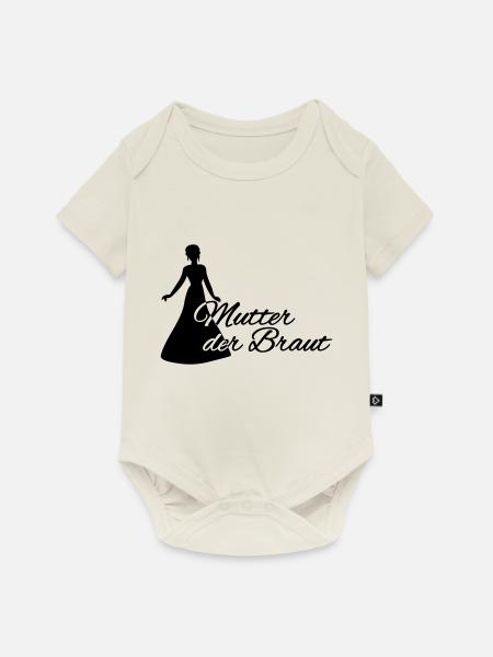 Mutter der Braut - Baby Premium Kurzarmbody - Naturweiß