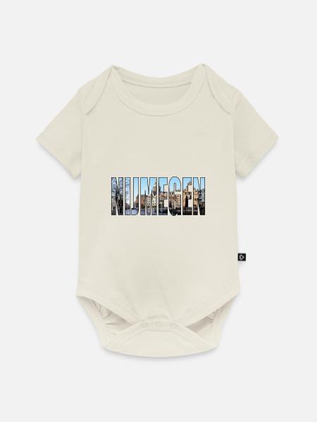 NIEDERLANDE NIJMEGEN - Baby Premium Kurzarmbody - Naturweiß