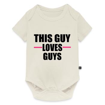 gay pride - Baby Premium short-sleeve bodysuit - off white - Front
