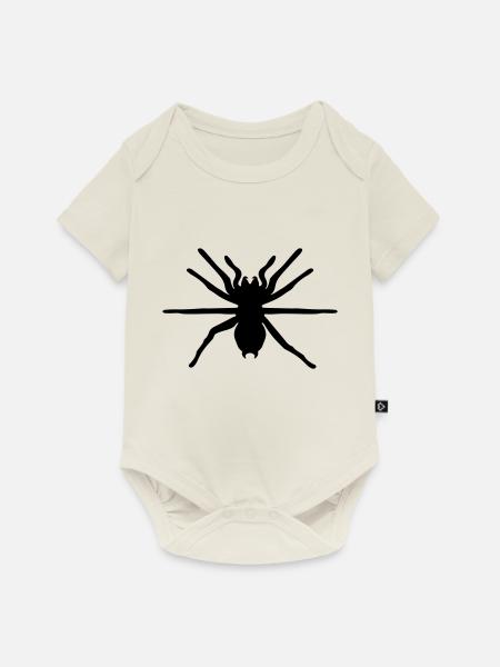 spinne - Baby Premium Kurzarmbody - Naturweiß