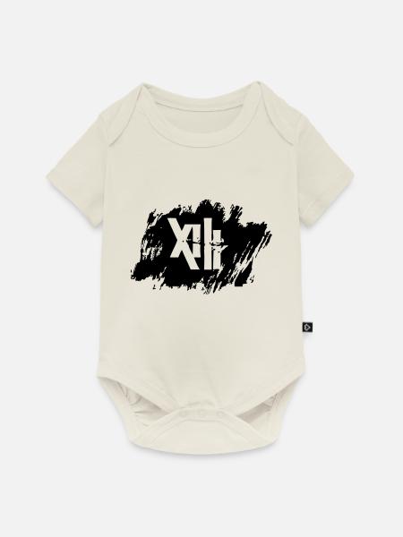 13 # 2 - Baby Premium Kurzarmbody - Naturweiß