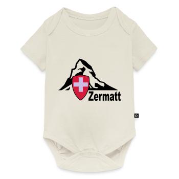 zermatt - Baby Premium short-sleeve bodysuit - off white - Front