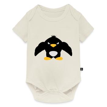 Muscle Penguin - Body à manches courtes Premium Bébé - blanc cassé - Devant