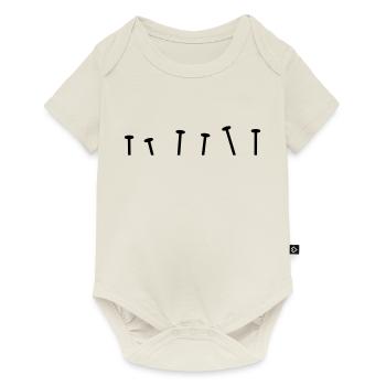 Nails - Baby Premium short-sleeve bodysuit - off white - Front