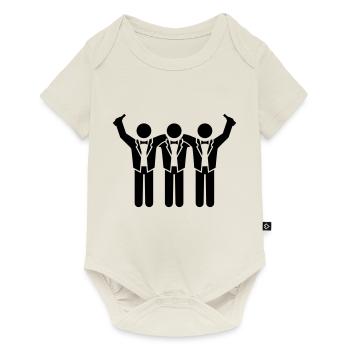 bachelor_crew__f1 - Body à manches courtes Premium Bébé - blanc cassé - Devant