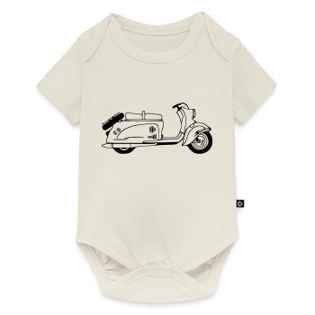 IWL Berliner Roller SR59 - Baby Premium Kurzarmbody - Naturweiß - Vorne